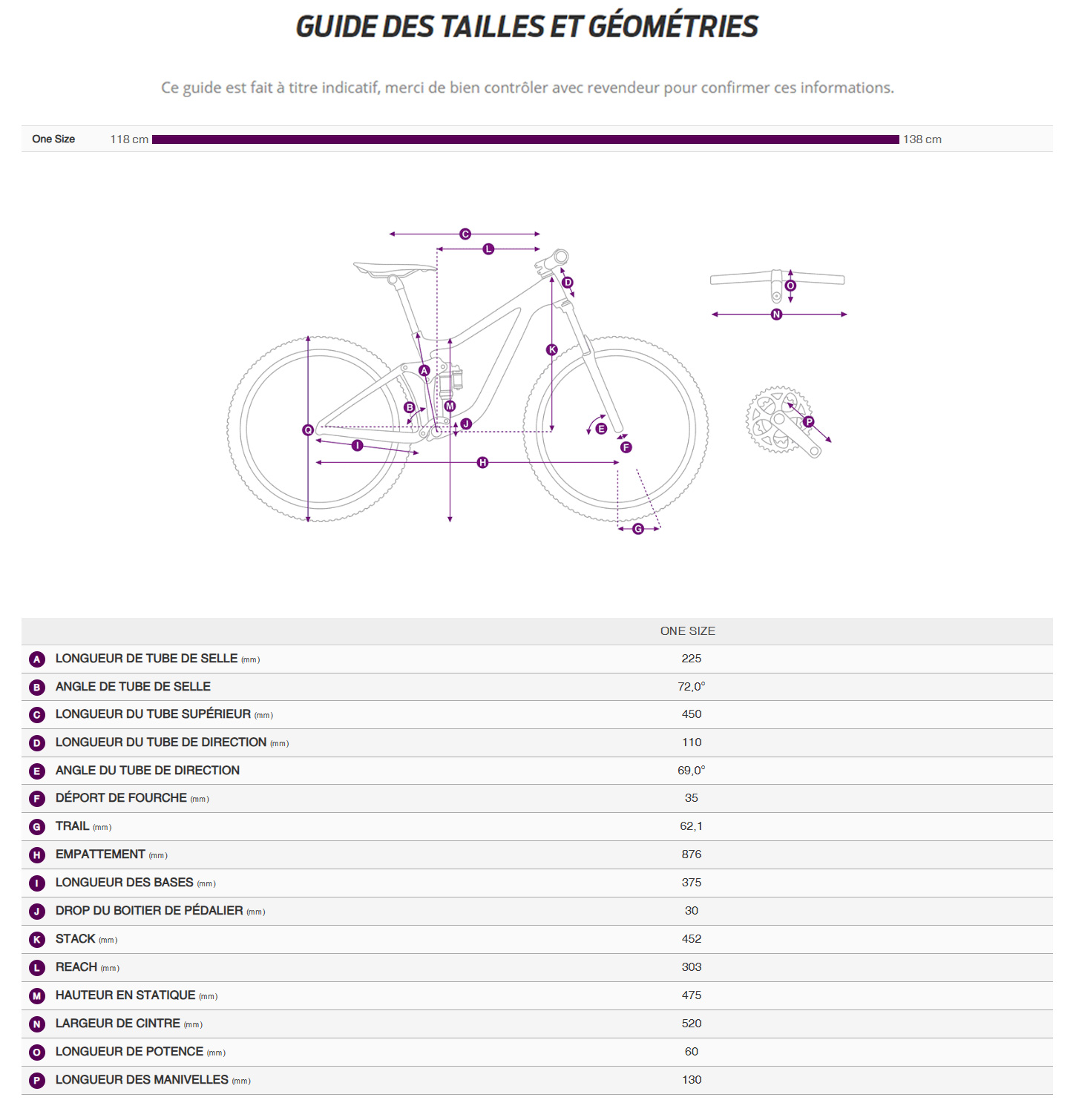 Guide de taille du velo Tempt 20 année 2026